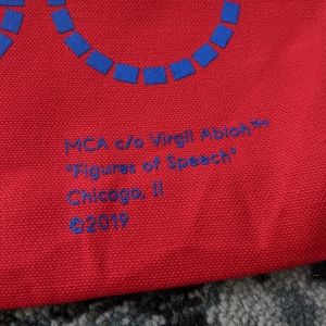 Virgil Abloh MCA Figures of Speech Tote